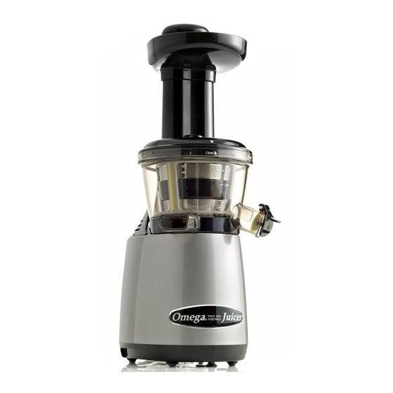 Omega  Slow Squeeze Juicer Manual
