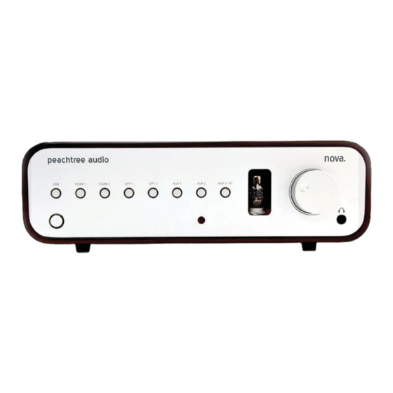 Peachtree Audio nova Owner's Manual