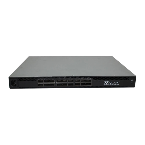 Qlogic 12000 Series Quick Start Manual
