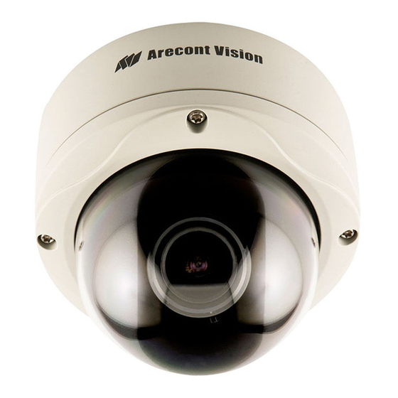 Arecont Vision MegaDome AV1355DN-1HK Installation Manual