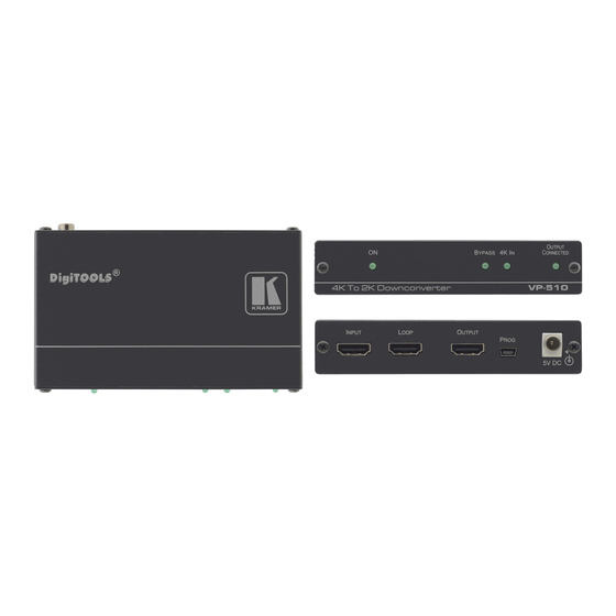 Kramer VP-510 User Manual