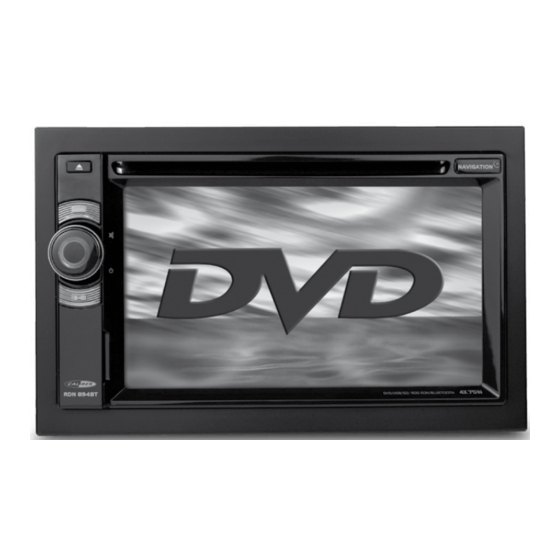 Caliber RDN 894BT Headunit DVD-player Manuals