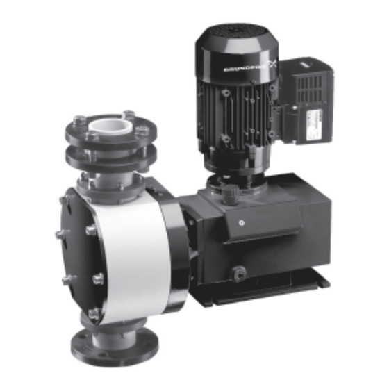 Grundfos DMX Series Installation And Operating Instructions Manual