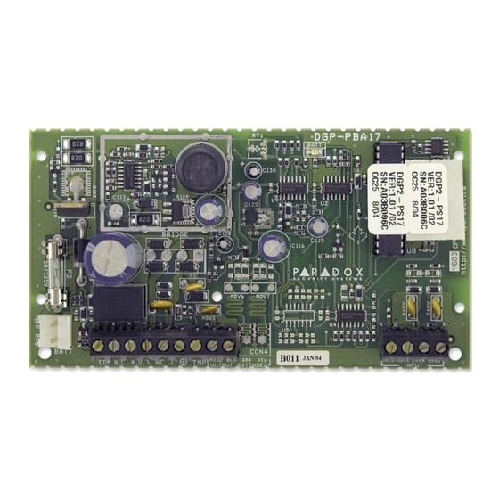 Digiplex DGP2-PS17 Quick Manual