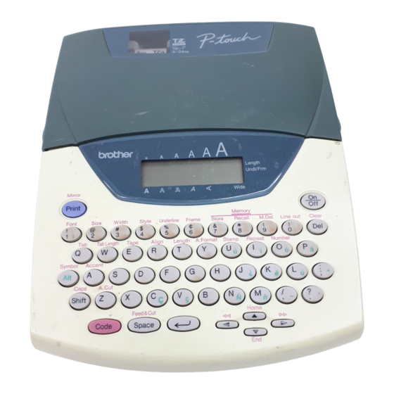Brother P-touch PT-2200 User Manual