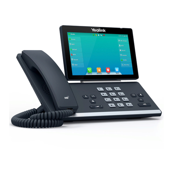 Yealink SIP-T57W Quick Start Manual