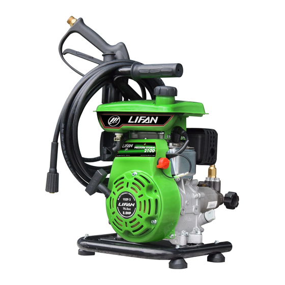 LIFAN	 Power USA Pressure Storm 2100 Quick Start Manual