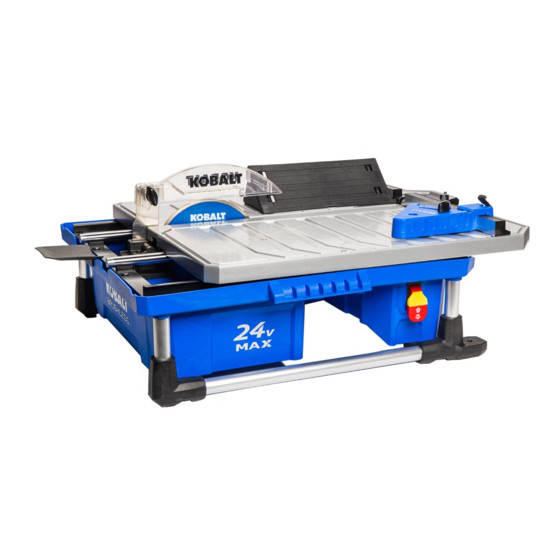 Kobalt KTST 124B-03 Manual