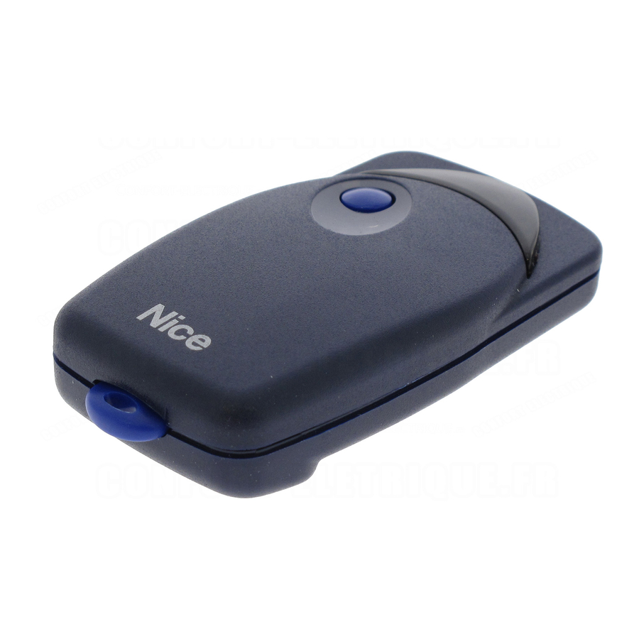 Nice FLO Transmitters / Remotes Manual