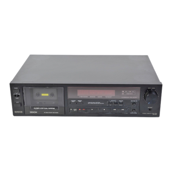 Denon DR-M22 Operating Instructions Manual