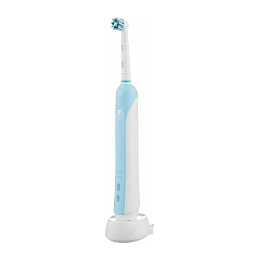 Oral-B Braun Professional Care 600 - Electric Toothbrush Manual