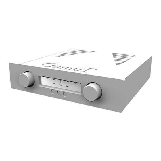 Gamut D 3I User Manual