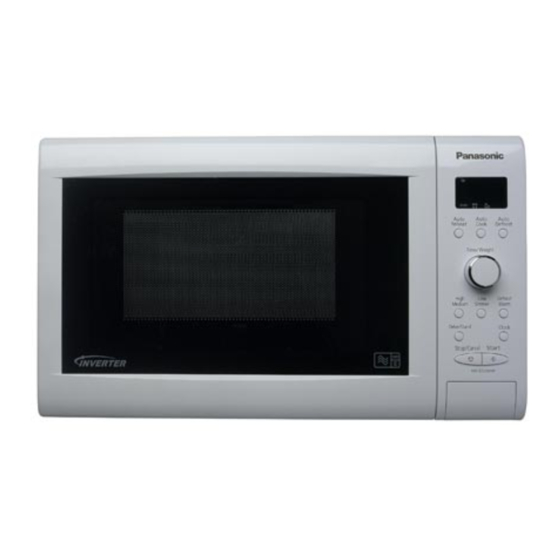 Panasonic NN-SD277S Cookery Book & Operating Instructions