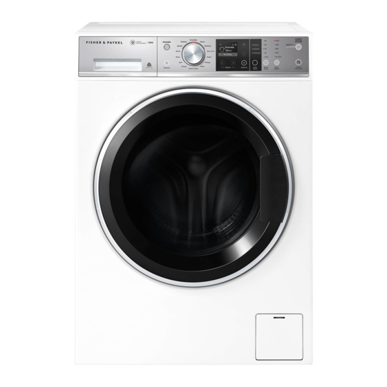 Fisher & Paykel WH1260F1 Installation Manual