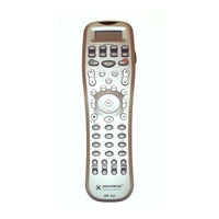 Universal Remote Control RF10 MASTERCONTROL Owner's Manual