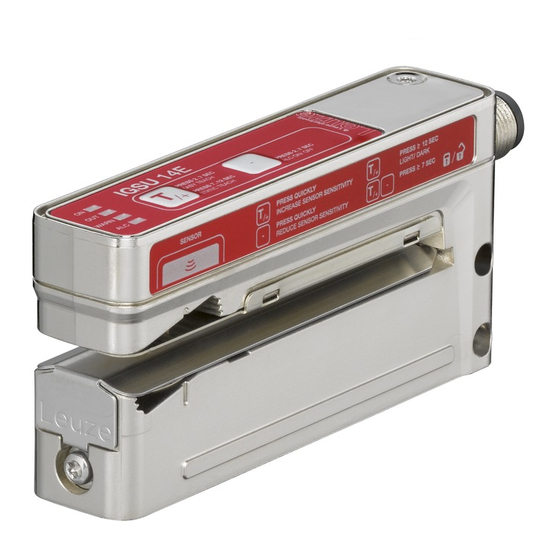 Leuze IGSU 14E SD Manual