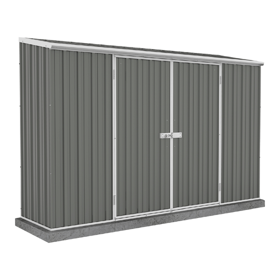 ABSCO SHEDS 30082SK Assembly Instructions Manual