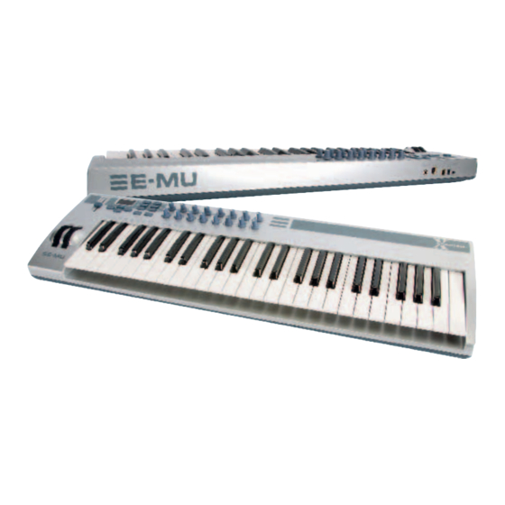 E-Mu Xboard 49 Review Manual