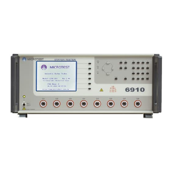 Microtest 6910 User Manual