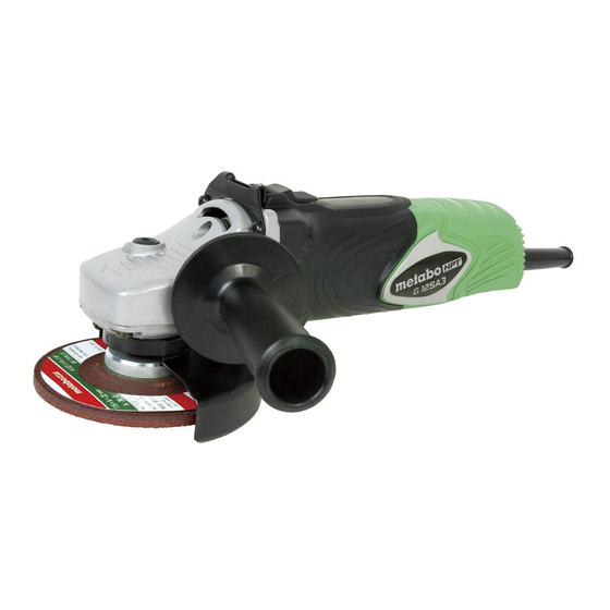 Metabo HPT G 12SA3 Handling Instructions Manual