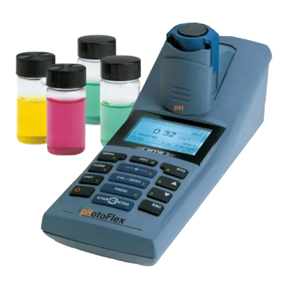 Xylem wtw pHotoFlex pH Quick Start Manual