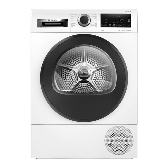 Bosch WQG245D5NL User Manual And Installation Instructions
