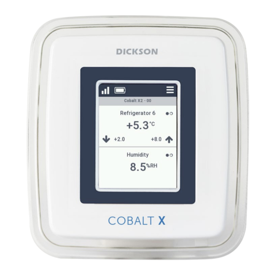 Dickson Cobalt X1 User Manual