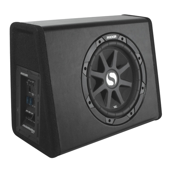 Kicker SubStation PES10C Owner's Manual