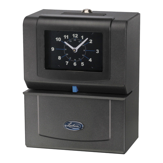 Lathem 4000 Series User Manual