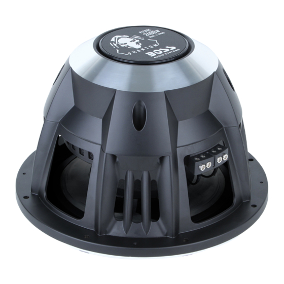 Boss Audio Systems Phantom P128DC User Manual