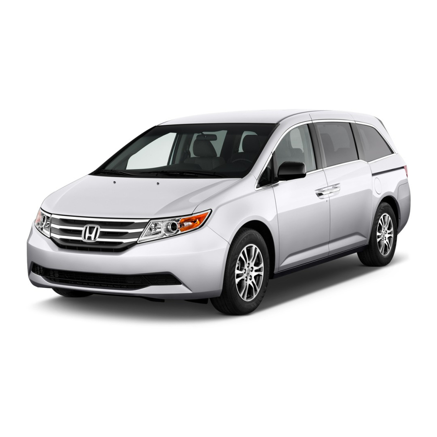 Honda 2015 Odyssey Body Repair Manual