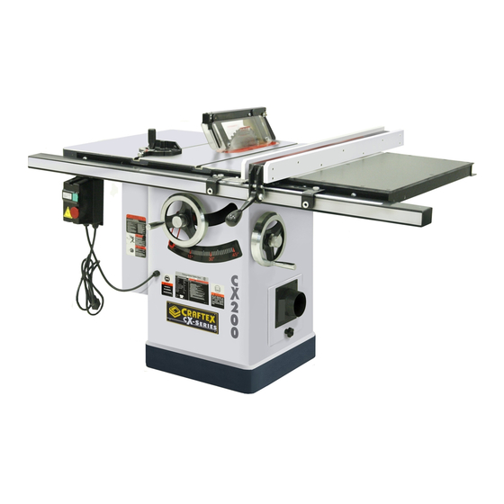Craftex CX200 User Manual