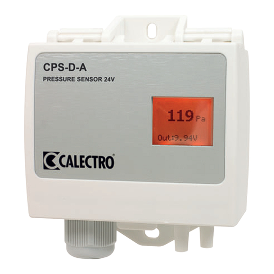 CALECTRO CPS-D-A Installation Instruction