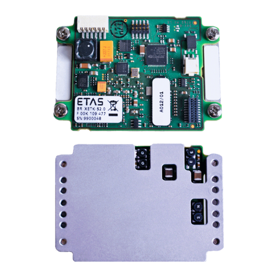 ETAS BR XETK-S1.0 User Manual