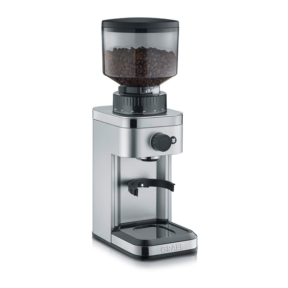 Graef CM500 Series Operating Instructions Manual