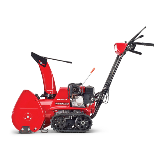 Honda Power Products HSS622 Owner's Manual