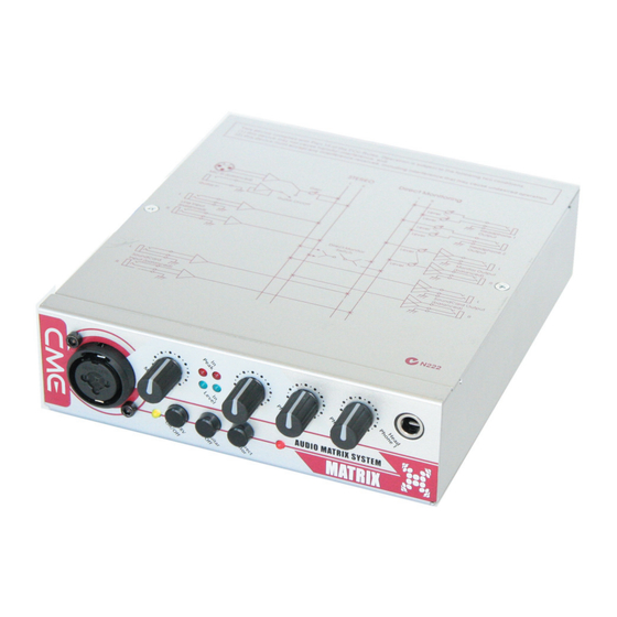 CME Matrix X User Manual