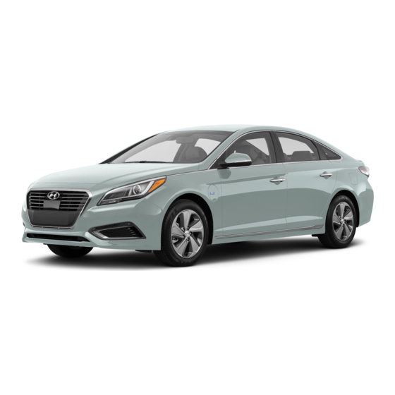 Hyundai SONATA hybrid 2016 Quick Reference Manual