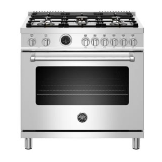 Bertazzoni Master Series Installation, User And Maintenance Manual