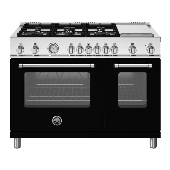 Bertazzoni Master Series Installation, User And Maintenance Manual