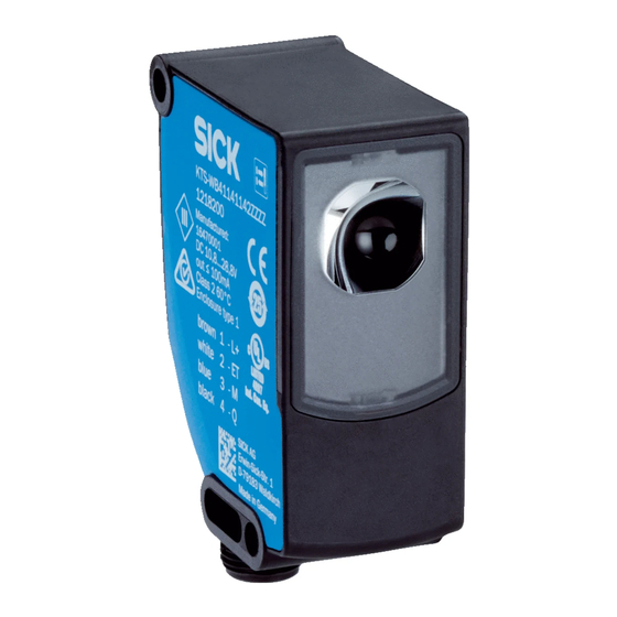 SICK KTS-WB41141142ZZZZ Quick Start Manual