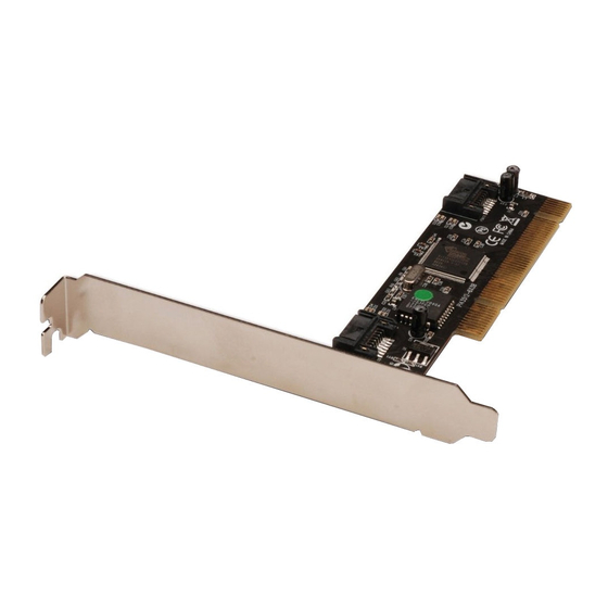 Digitus Serial ATA RAIDPCI Card Manuals
