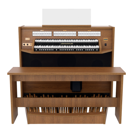 Johannus Studio 170 Quick Reference Manual