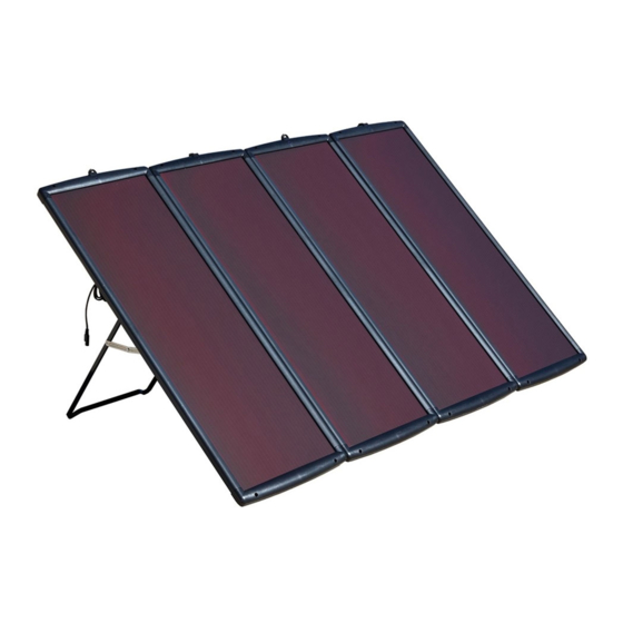 User Manuals: Thunderbolt 63585 Solar Panel Kit