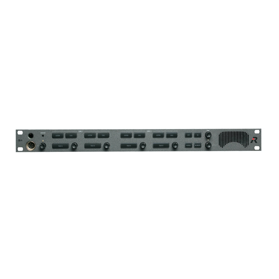 Riedel Performer CR-4 User Manual