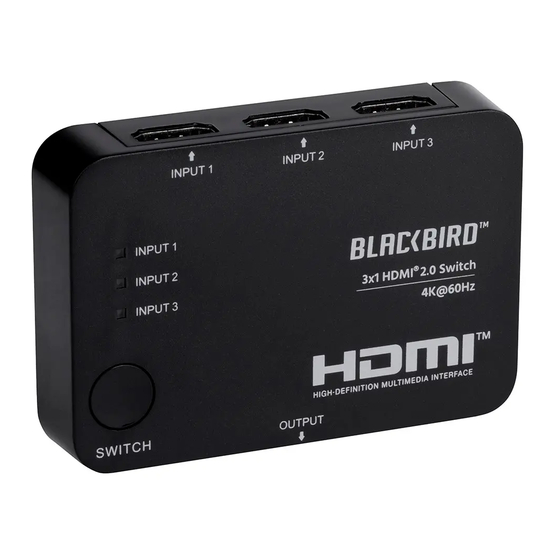 Blackbird 15262 User Manual