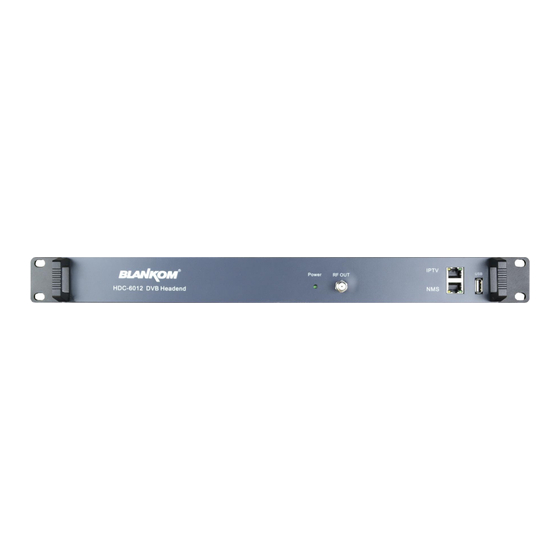 Blankom HDC 6012 User Manual & Datasheet