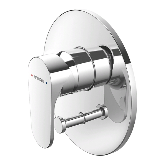 METHVEN SHOWER VALVES WITH DIVERTERS Installation Manual
