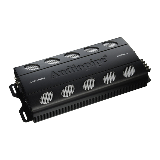 Audiopipe APCL-1004 1000W User Manual