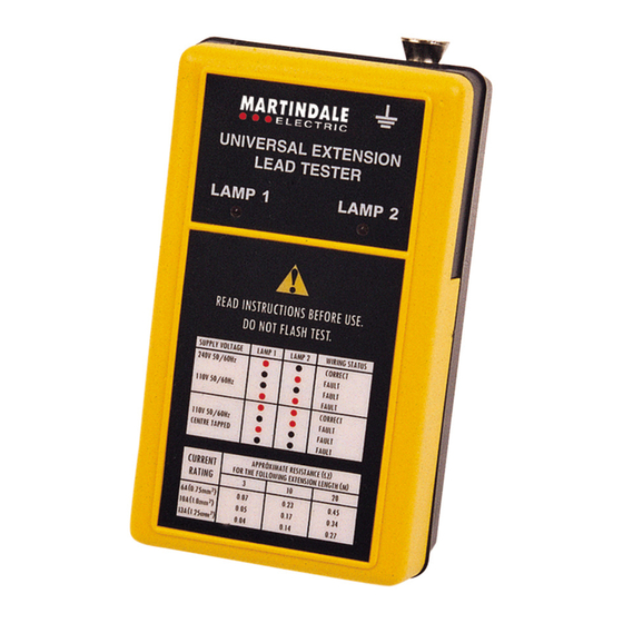 MARTINDALE LTDV Instruction Manual